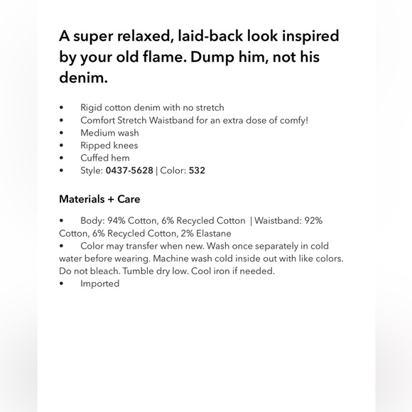 American Eagle 🦅 Ripped Low-Rise Ex-Boyfriend Jeans - Picture 6 of 11